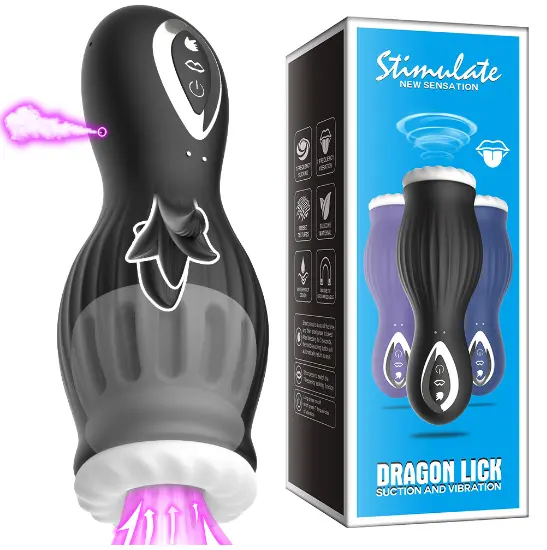 Male Masturbaters Automatic HandsFree Sucking Vibrating Cup Men Sex Toys