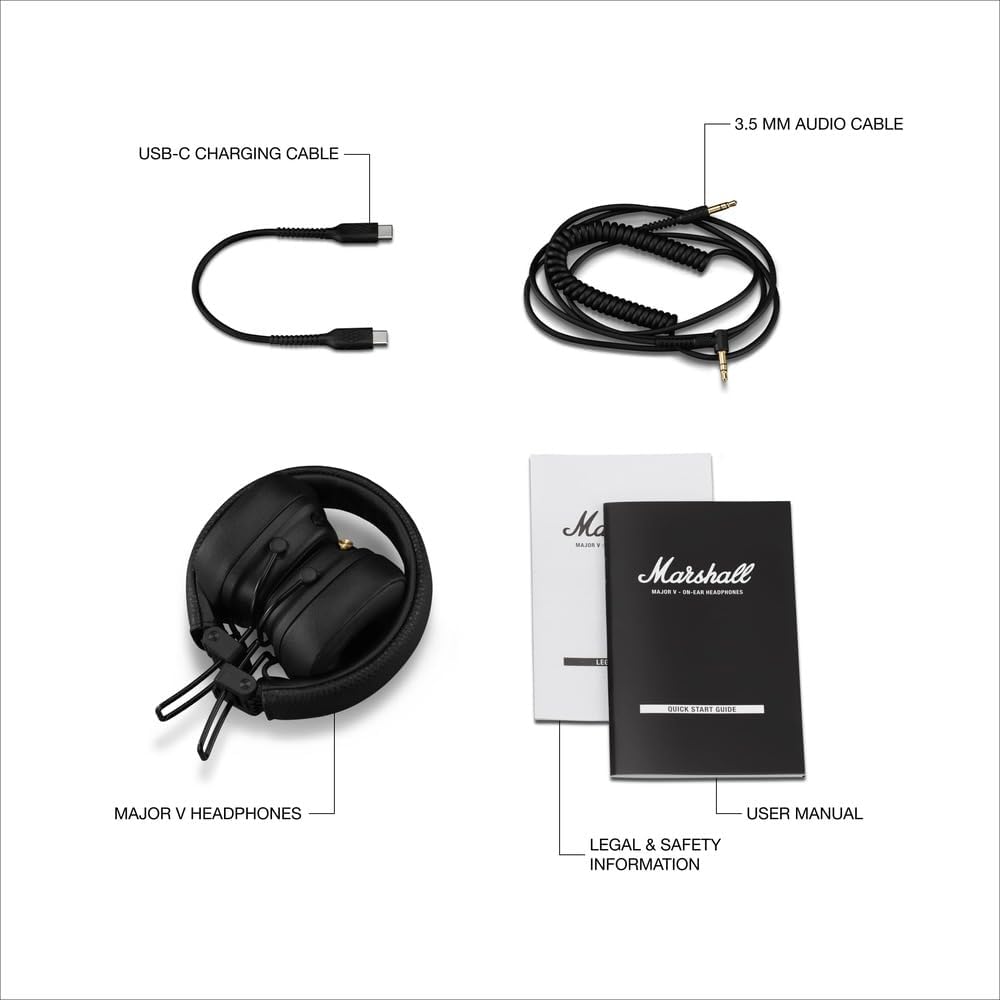 Marshall Major V On-Ear-Bluetooth-Kopfhörer