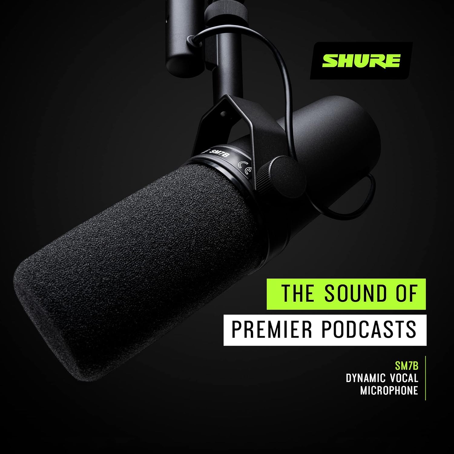 Shure SM7B Mikrofon – Dynamisches Gesangsmikrofon im Studio