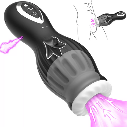 Male Masturbaters Automatic HandsFree Sucking Vibrating Cup Men Sex Toys