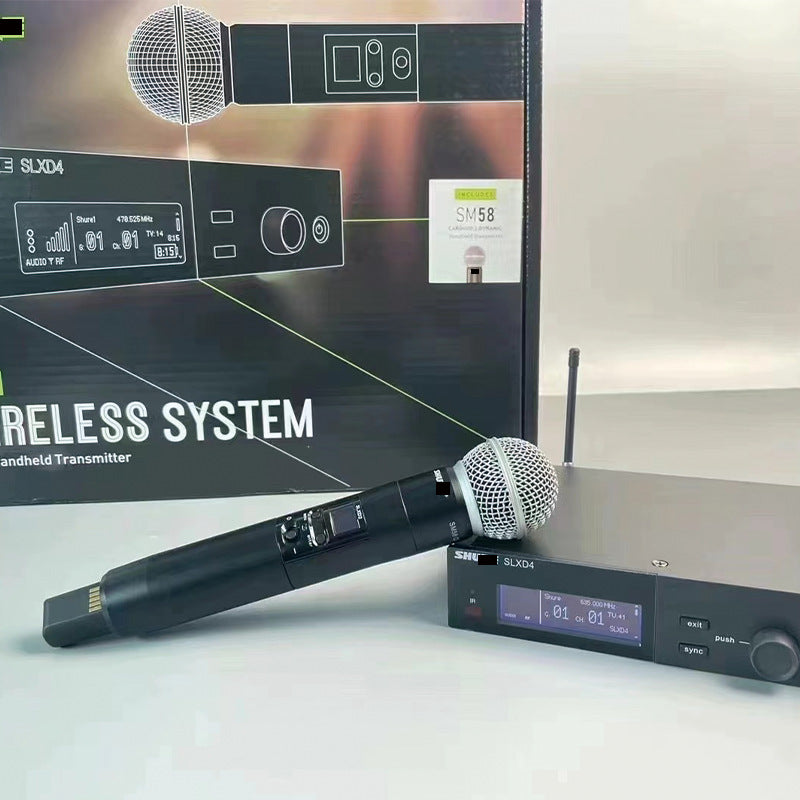 Shure SLXD4 Funkempfänger mit BETA58A Mikrofon