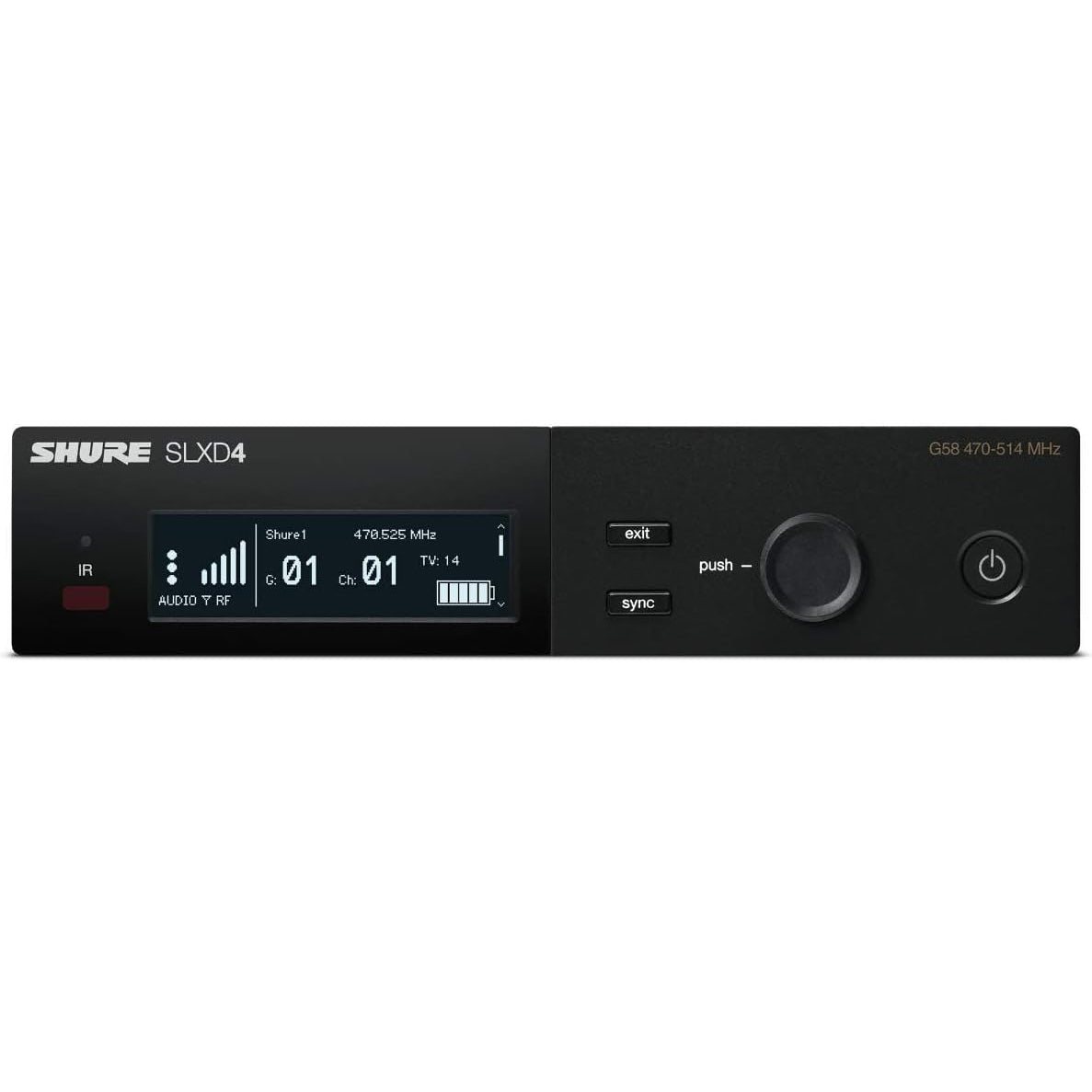 Shure SLXD4 Funkempfänger mit BETA58A Mikrofon