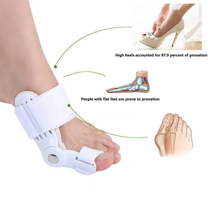 ComfortAlign 2Pcs Hallux Valgus and Bunion Corrector – Orthopedic Toe Separator and Foot Care Solution