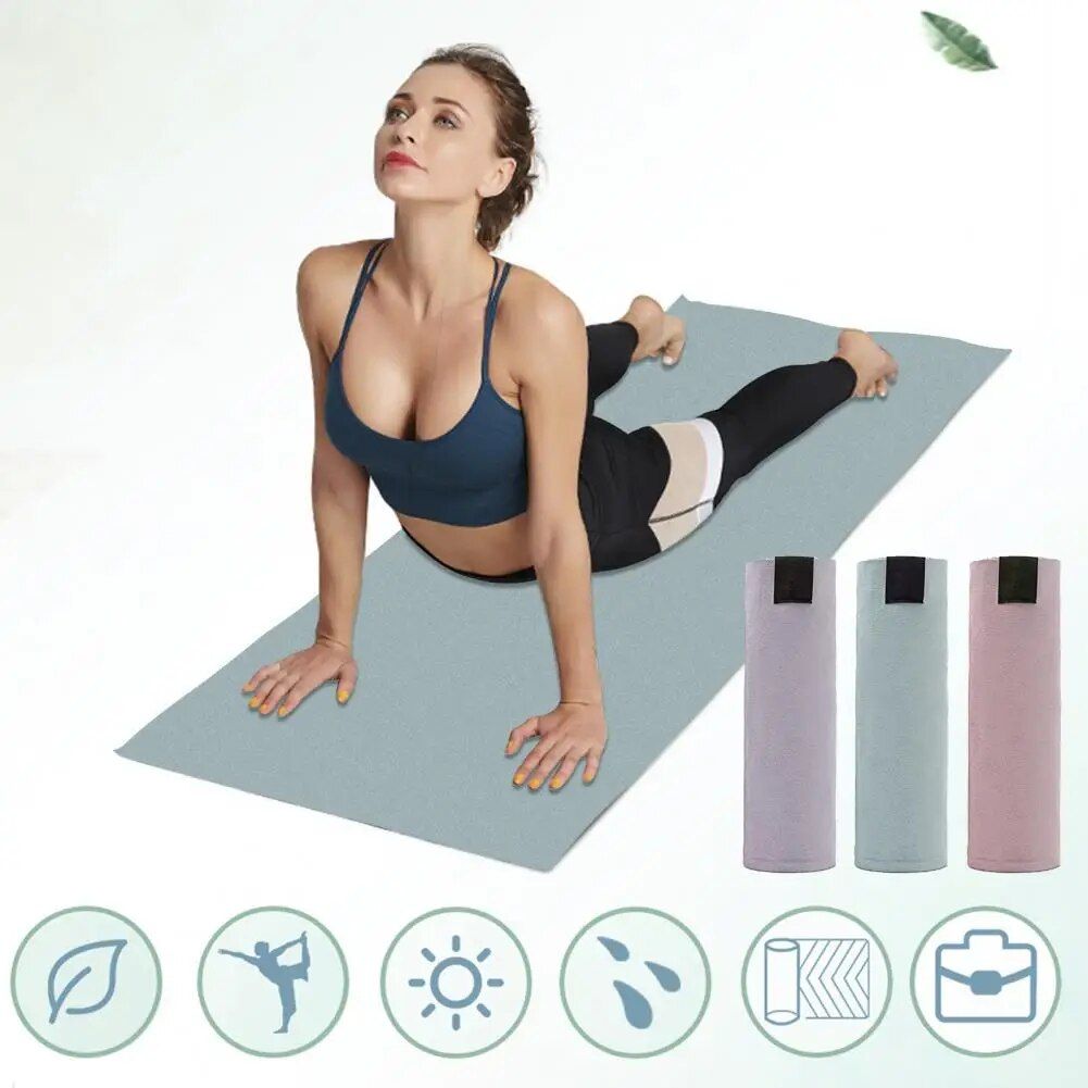 Premium Microfiber Yoga Towel – Anti-Slip, Quick-Dry, Extra Long for Fitness & Pilates