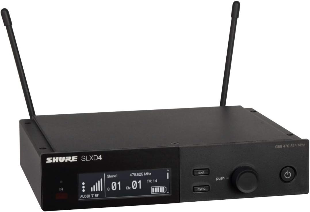 Shure SLXD4 Funkempfänger mit BETA58A Mikrofon
