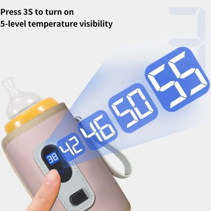 Portable Digital Baby Bottle Warmer with USB