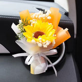 Car Air Freshener Flower Automobile Perfume Diffuser Gypsophila Air