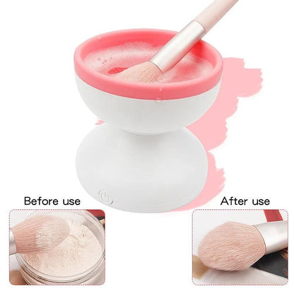 Fast and Efficient USB-Charged Electric Makeup Brush Cleaner and Dryer