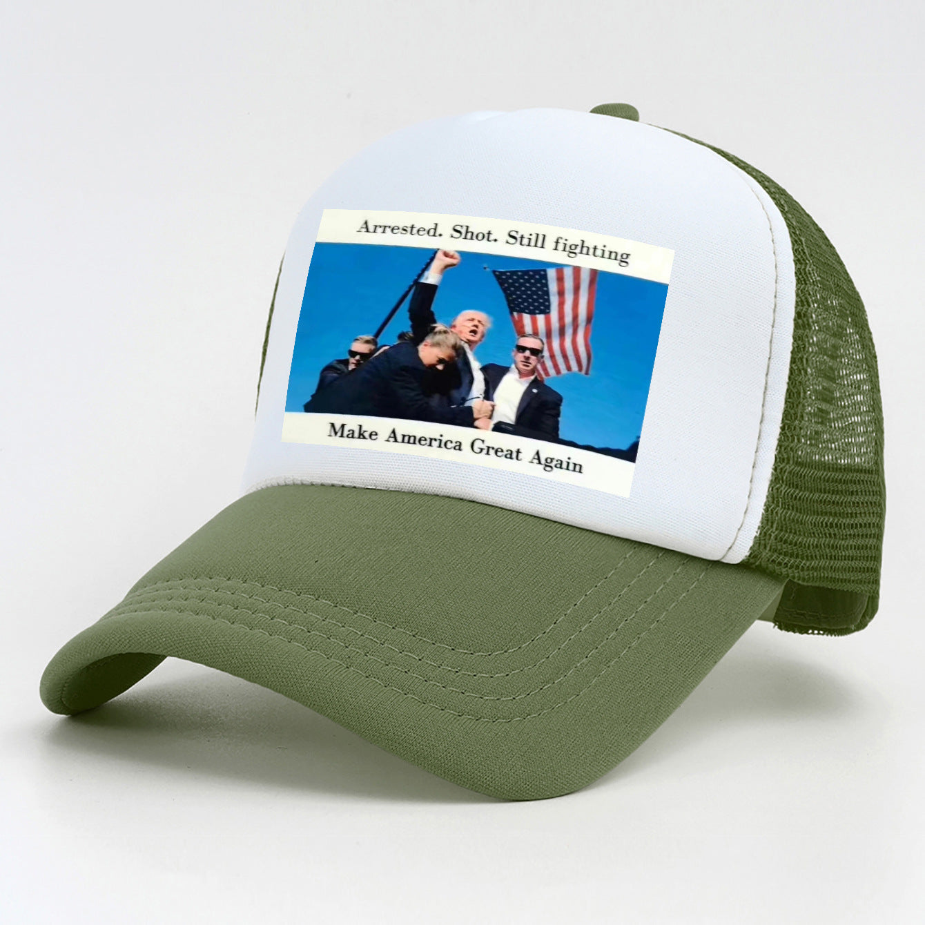 Trump Rally Shooter Hat - Trump 2024- DJT - Pro Trump - Trump Survived - USA Freedom - Donald J.Trump Menswear Streetwear Cotton Baseball Cap