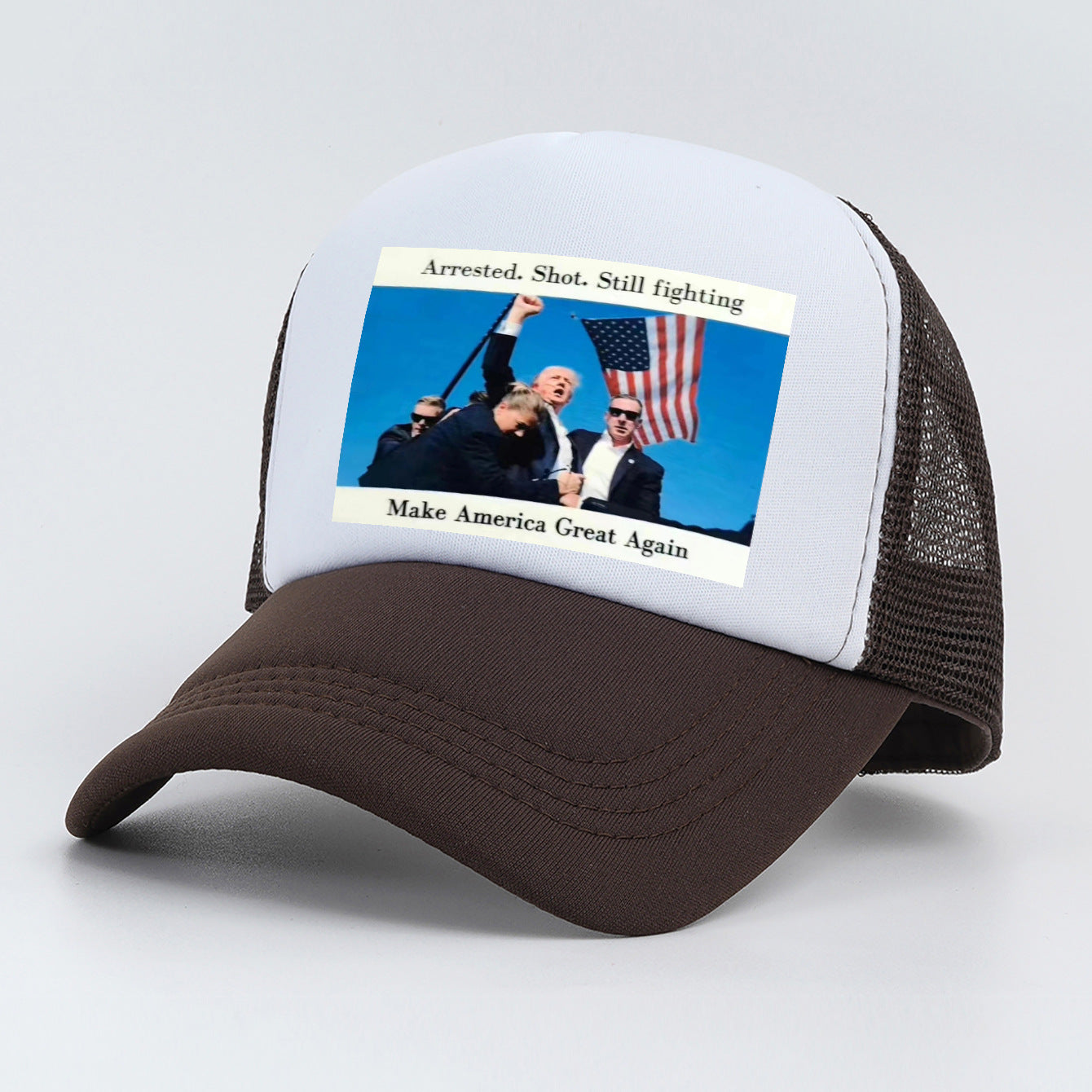 Trump Rally Shooter Hat - Trump 2024- DJT - Pro Trump - Trump Survived - USA Freedom - Donald J.Trump Menswear Streetwear Cotton Baseball Cap