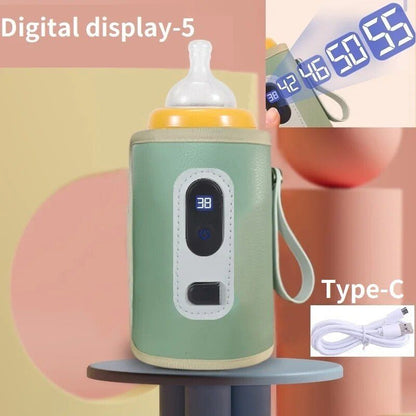 Portable Digital Baby Bottle Warmer with USB