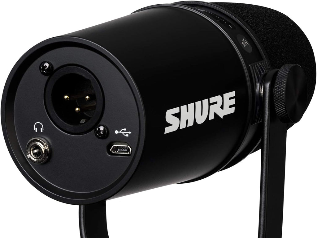 Shure MV7 USB/XLR Dynamisches Podcast-Mikrofon aus Metall