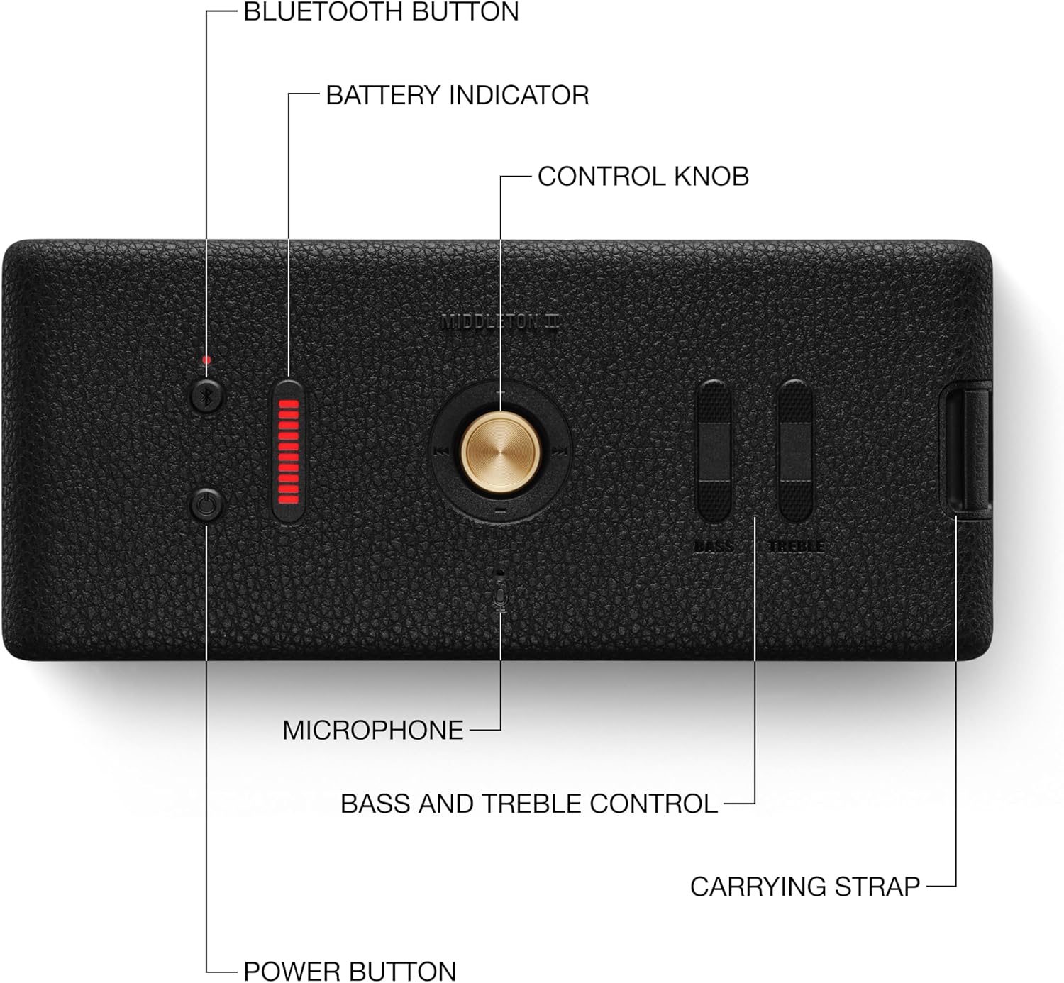Marshall Middleton II Bluetooth-Lautsprecher