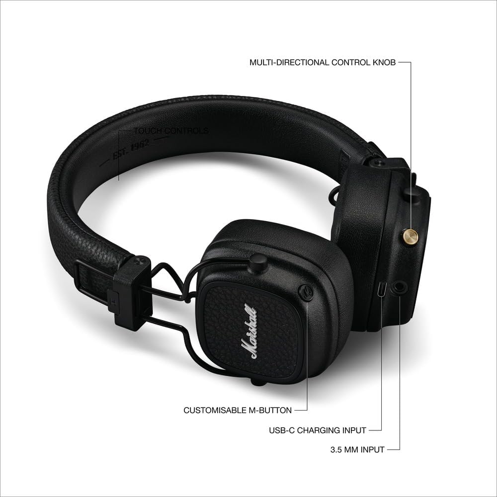Marshall Major V On-Ear-Bluetooth-Kopfhörer