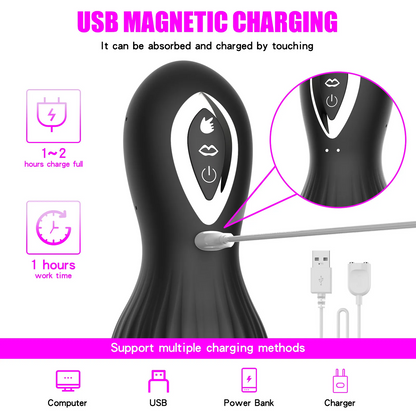 Male Masturbaters Automatic HandsFree Sucking Vibrating Cup Men Sex Toys