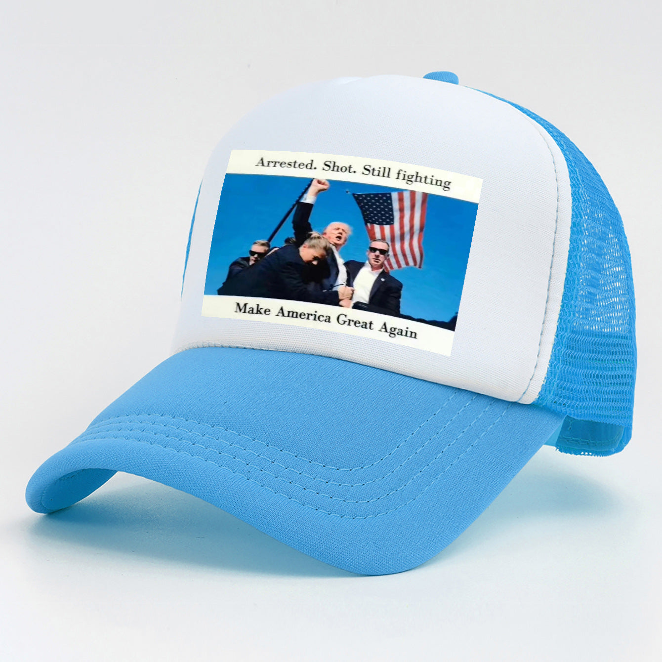 Trump Rally Shooter Hat - Trump 2024- DJT - Pro Trump - Trump Survived - USA Freedom - Donald J.Trump Menswear Streetwear Cotton Baseball Cap