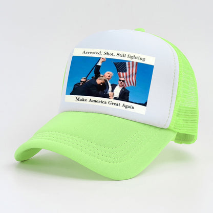 Trump Rally Shooter Hat - Trump 2024- DJT - Pro Trump - Trump Survived - USA Freedom - Donald J.Trump Menswear Streetwear Cotton Baseball Cap