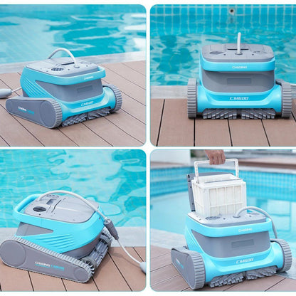 Efficient Robotic Pool Cleaner Automatic Vacuum for All Pool Types