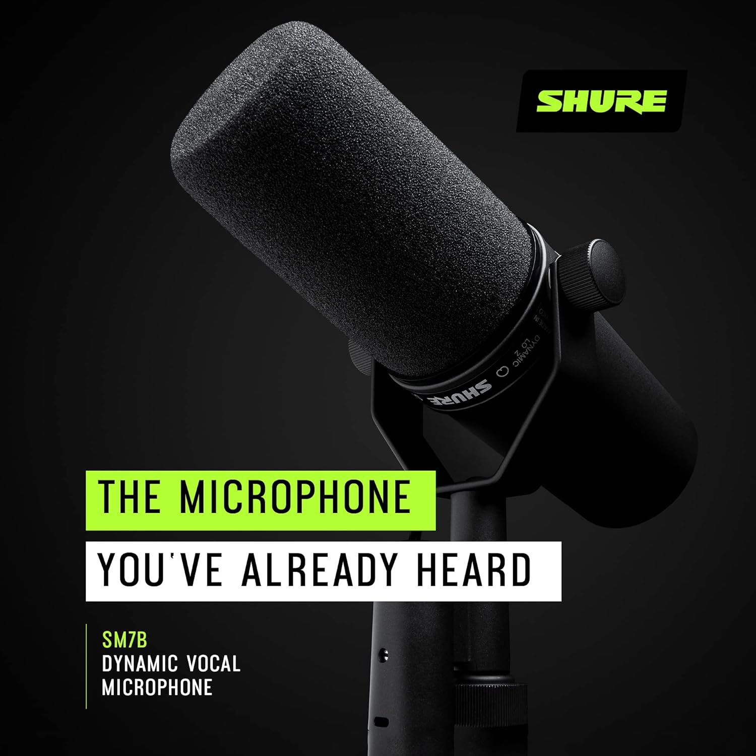 Shure SM7B Mikrofon – Dynamisches Gesangsmikrofon im Studio
