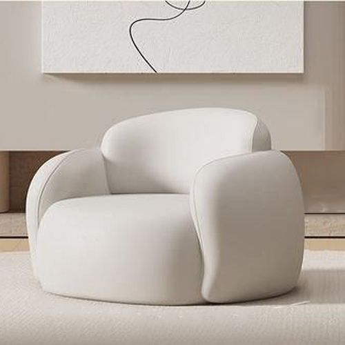 Luxury Minimalist Lounge Sofa – Modern Comfort Single Seater