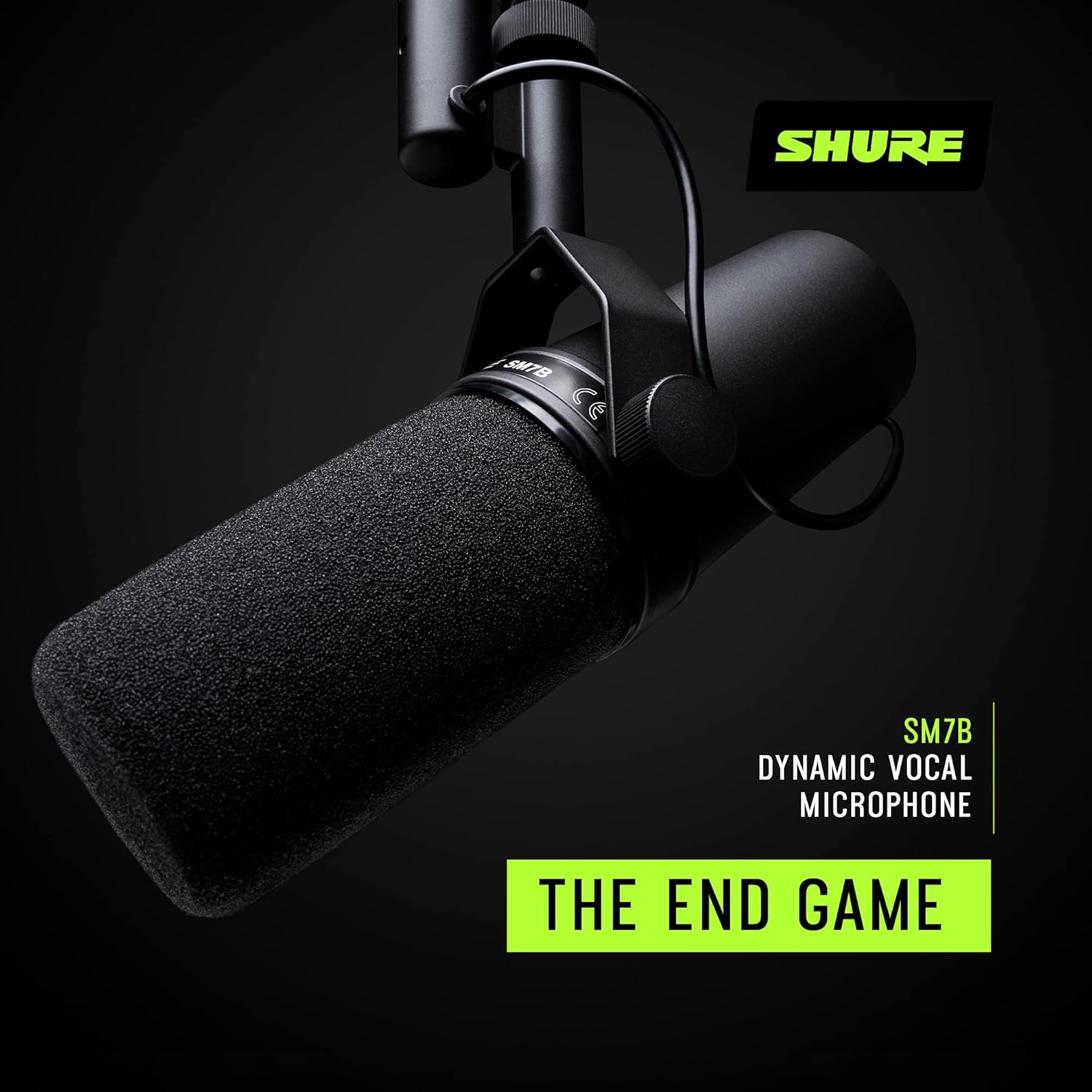 Shure SM7B Mikrofon – Dynamisches Gesangsmikrofon im Studio