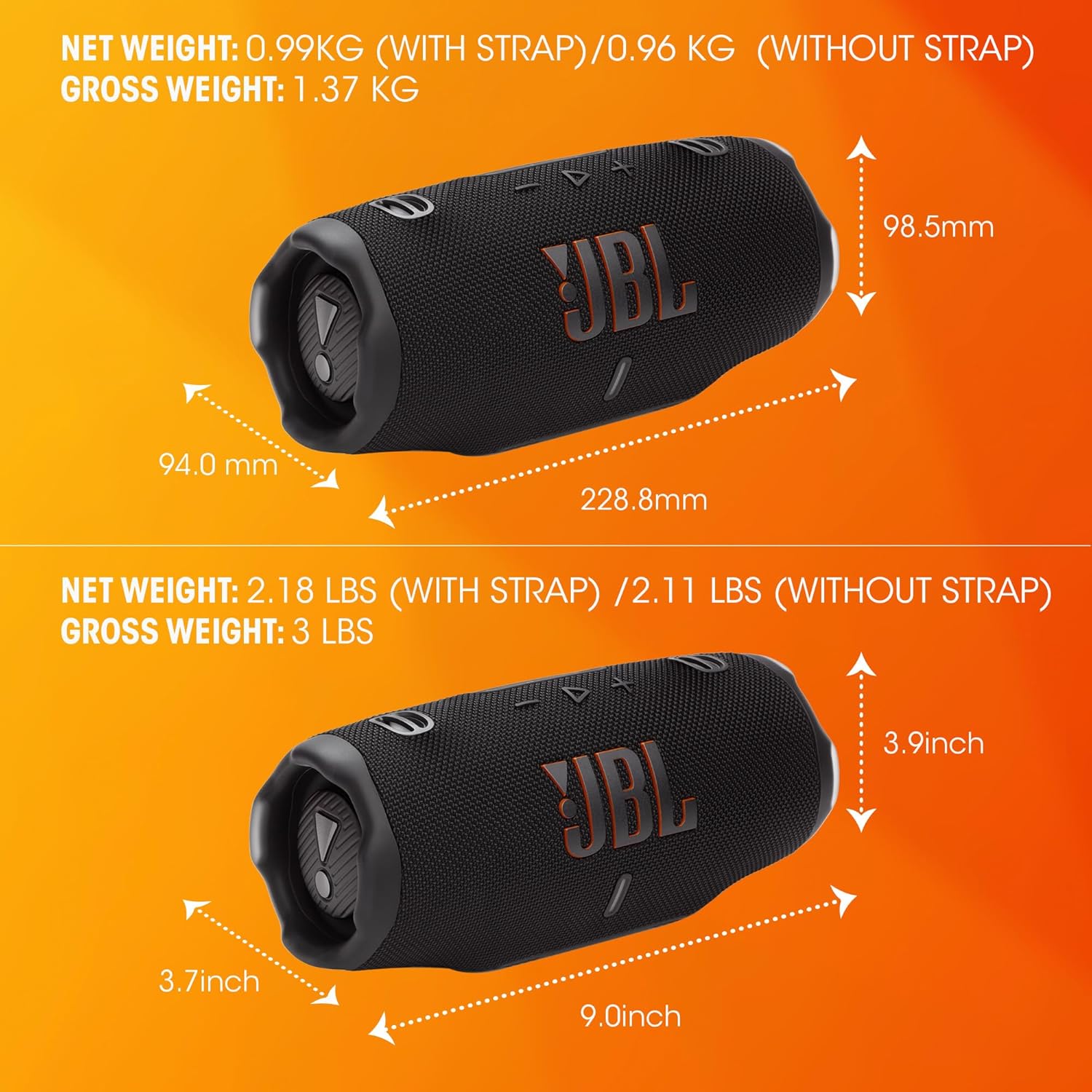 JBL Charge 6 - Portable Bluetooth Speaker