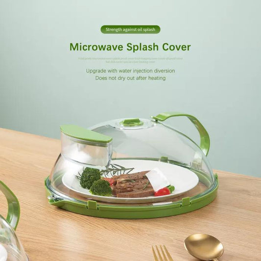 Microwave oven splash guard