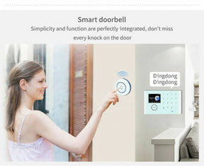 Sistema inalámbrico de alarma antirrobo de seguridad para el hogar + APLICACIÓN Amazon Alexa Tuya WiFi + GSM + GPRS